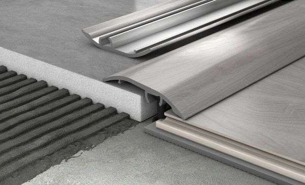 Aluminium Door Bar floor Trim Threshold Cover Strip T bar Adjustable