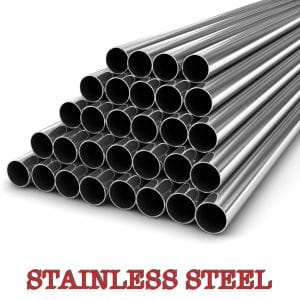 Stainless Steel Round Tube / Pipe VARIOUS SIZES 304 GRADE 1 METER LONG