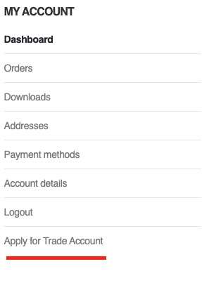 Apply for Trade Account