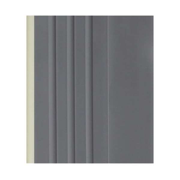 dark grey flexible luminescent non slip pvc stair nosing 40x40mm 730 rdfl closeup