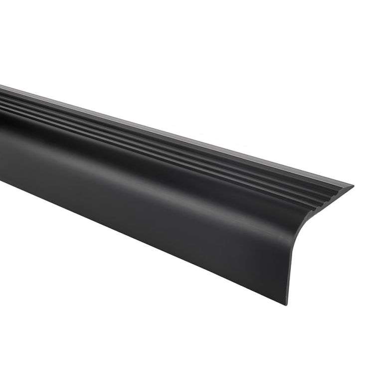 anti slip flexible stair nosing 730 rgpt black