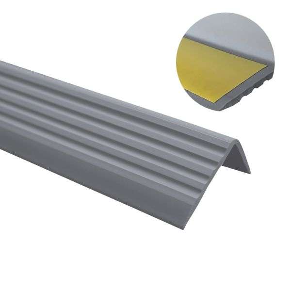 PVC Non-slip flexible stair nosing - Q735ND grey