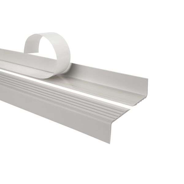 PVC Non-slip flexible stair nosing - Q735ND light grey